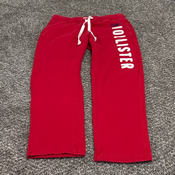 Hollister Pants - Hollister chunky sweatpants vintage large pockets casual Y2K red athletic beach